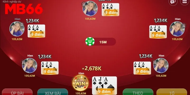 Cào Tố online - Game bài có tỷ lệ trả thưởng khủng