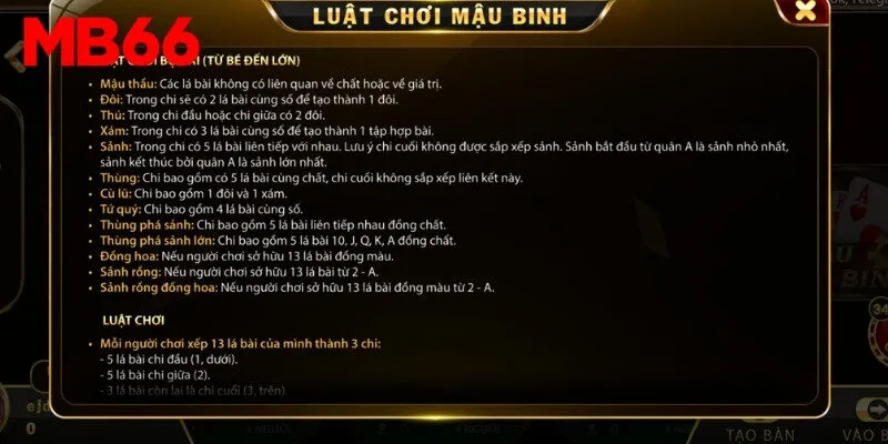 Những quy tắc đánh bài và xếp bài bất thành văn